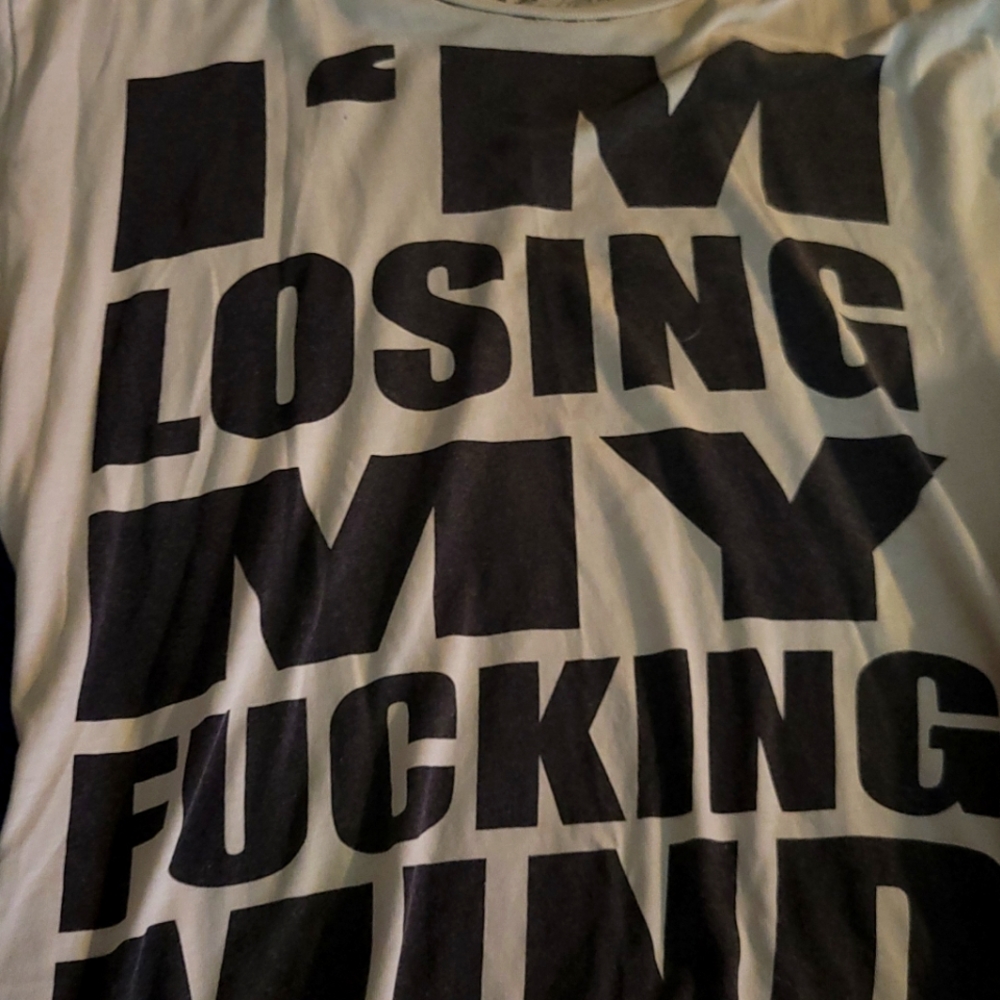 DIM MAK Vintage 'I'm Losing My Fucking Mind' size M Short Sleeve Shirt